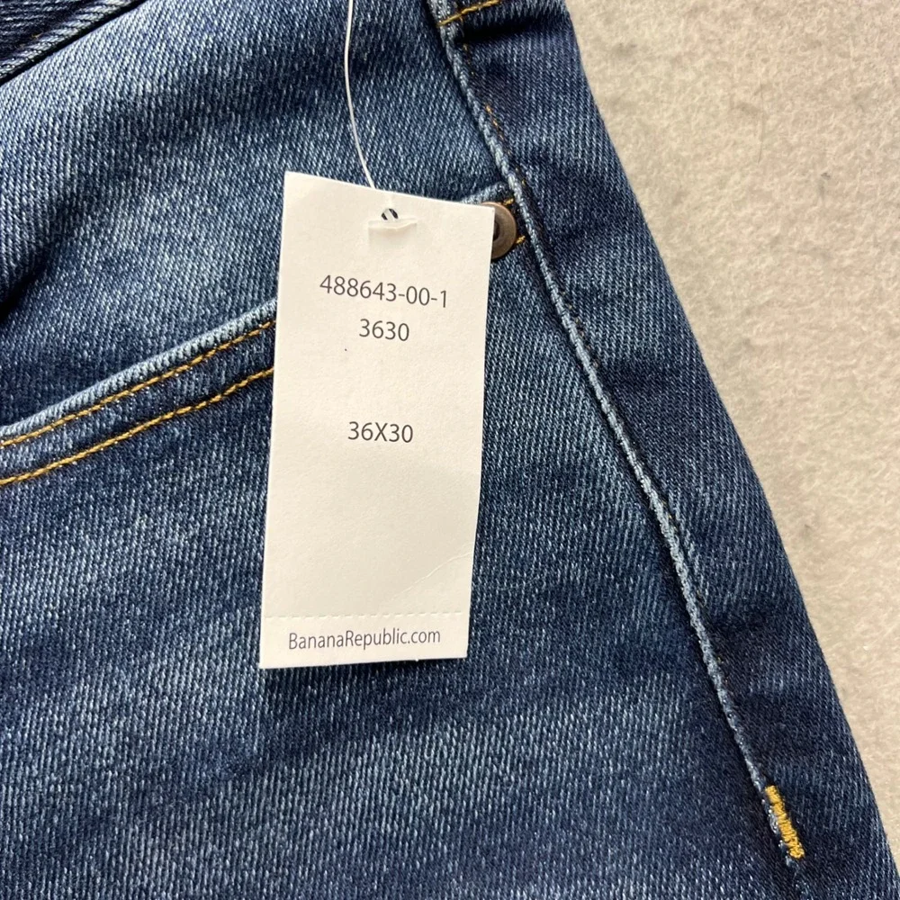 Banana Republic Legacy Slim Fit Jeans Mens 36x30 Medium Wash Blue 488643-00-1